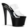Pleaser - SKY302 Mules à talons - Chaussures de pole dance - Noir/Transparent Product image